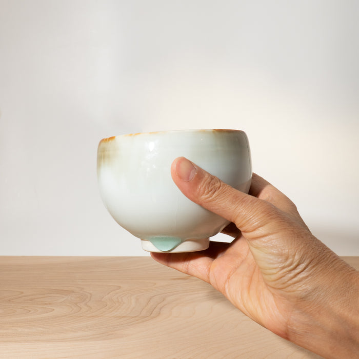 Hazy Rim Porcelain Cup