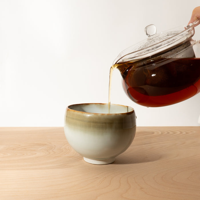 Hazy Rim Porcelain Cup