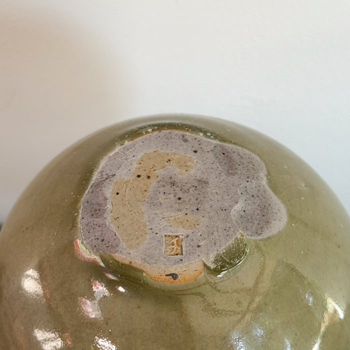 Round Stoneware Vase