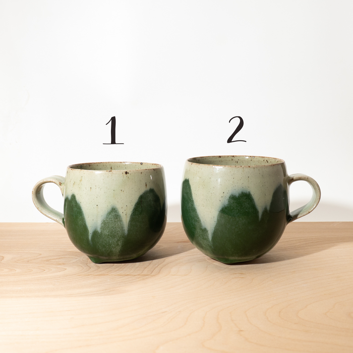 Green Peaks Stoneware Mug